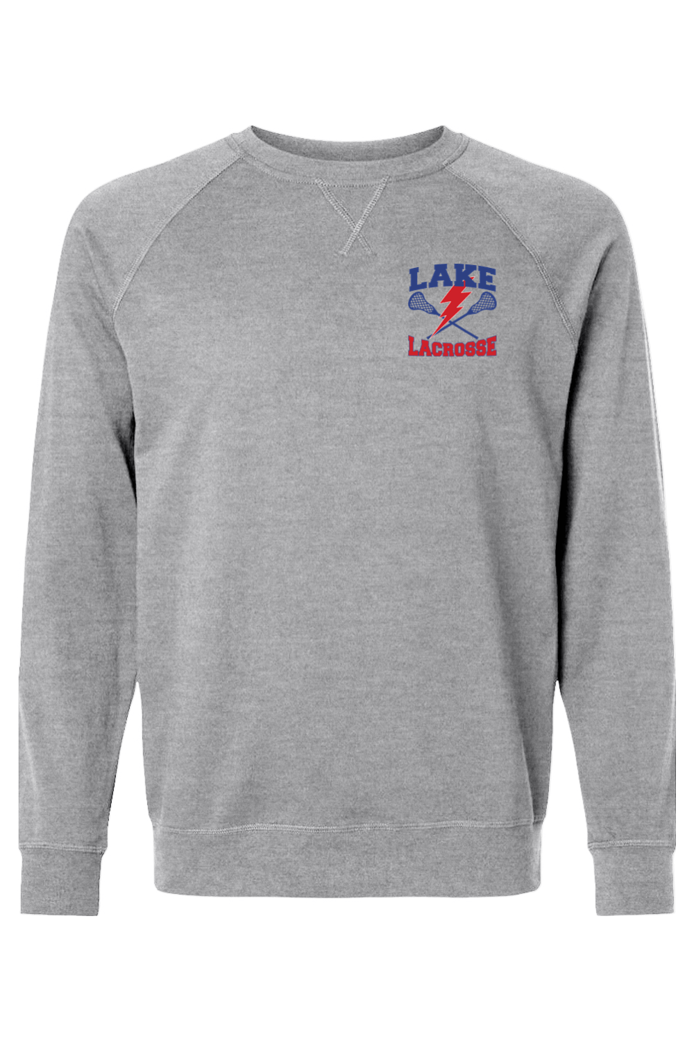 Lake Lacrosse Adult Heavyweight Raglan Long Sleeve Signature Lacrosse