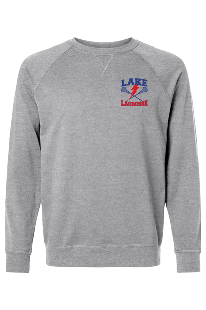 Lake Lacrosse Adult Heavyweight Raglan Long Sleeve Signature Lacrosse