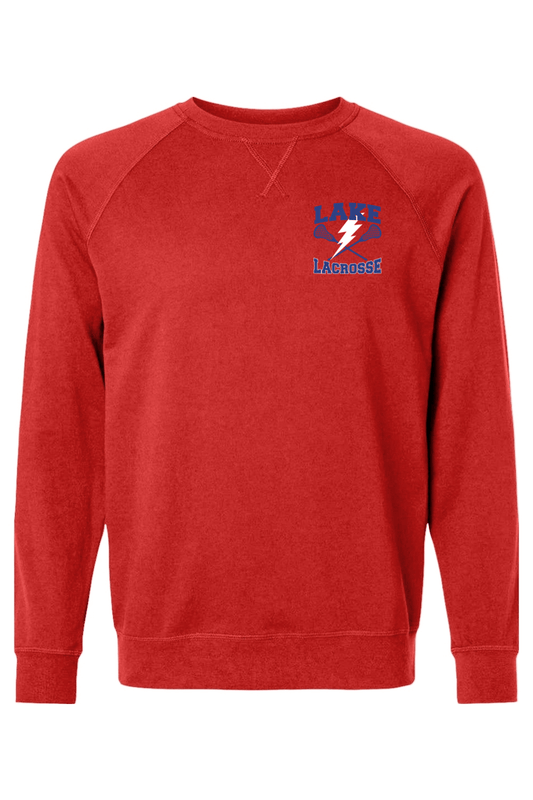 Lake Lacrosse Adult Heavyweight Raglan Long Sleeve Signature Lacrosse