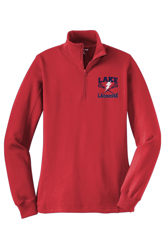 Lake Lacrosse Adult Women's Embroidered Quarter-Zip Pullover Signature Lacrosse