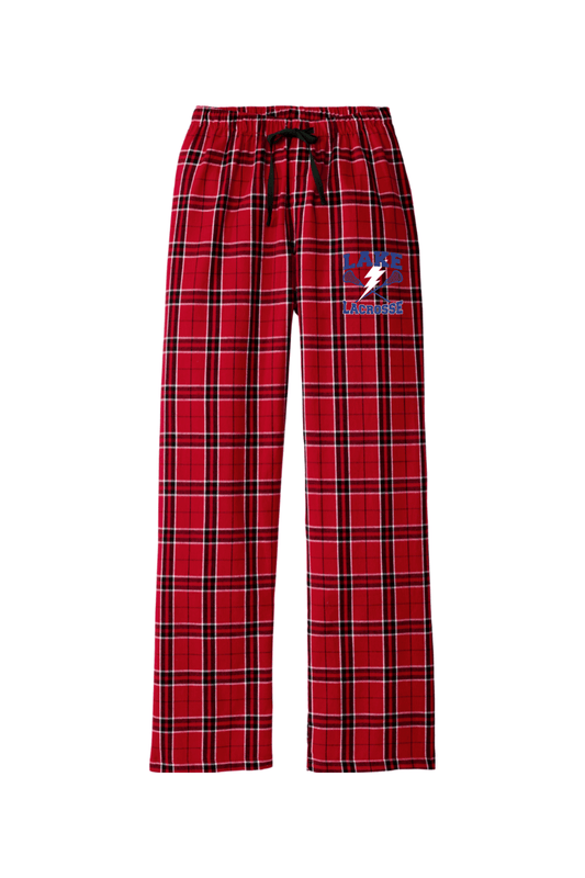 Lake Lacrosse Adult Women's Flannel Plaid Pants Signature Lacrosse