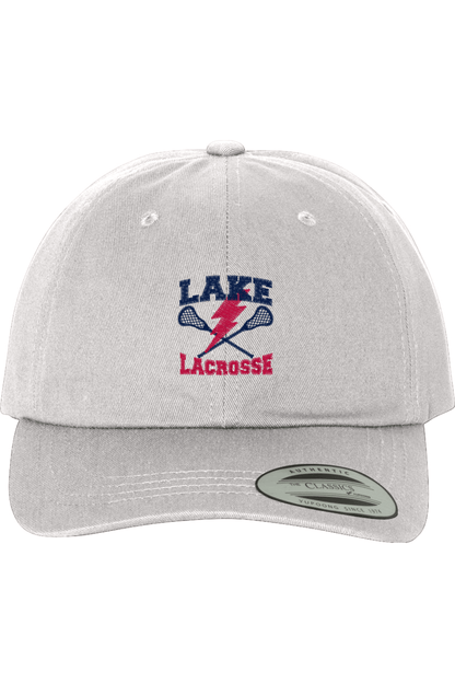 Lake Lacrosse Embroidered Dad Hat Signature Lacrosse