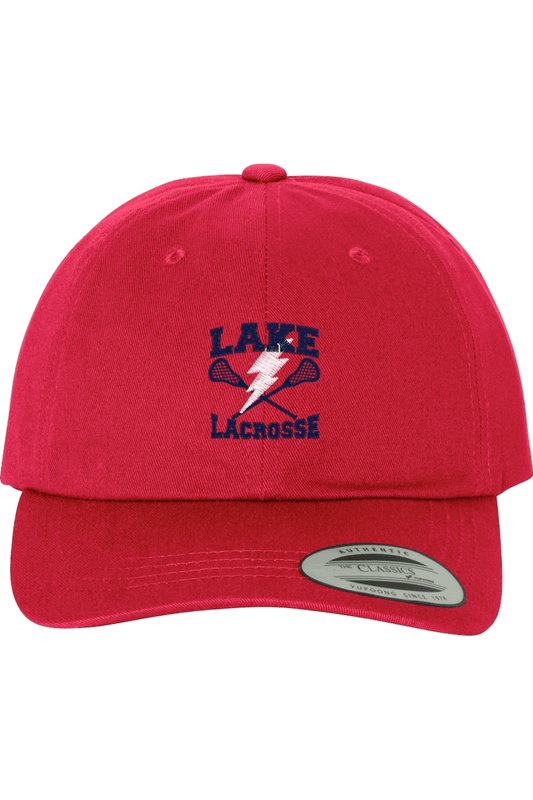 Lake Lacrosse Embroidered Dad Hat Signature Lacrosse