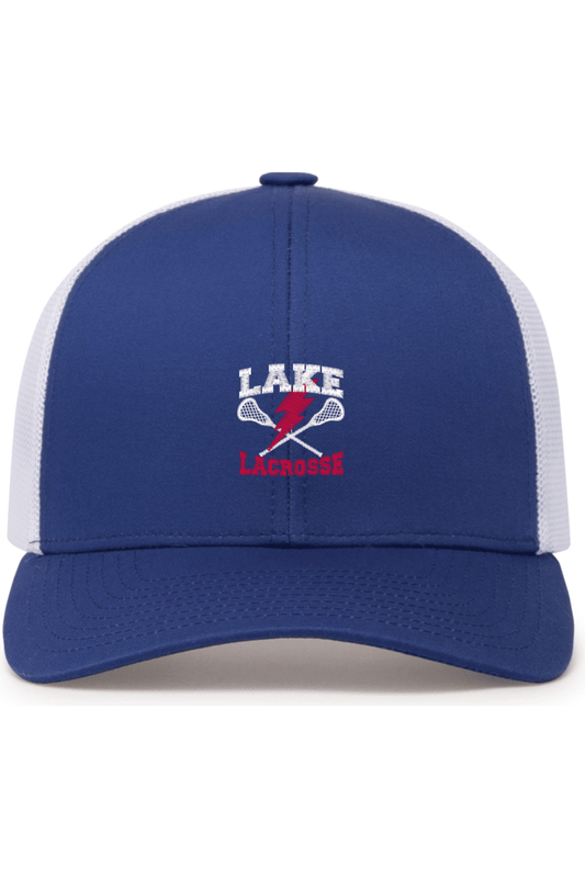 Lake Lacrosse Embroidered Trucker Hat Signature Lacrosse