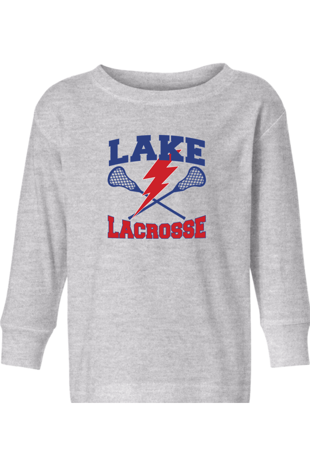 Lake Lacrosse Toddler Long Sleeve T-Shirt Signature Lacrosse
