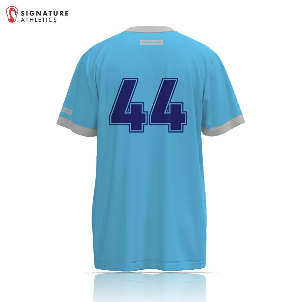 Lake Park High School Men's Player Short Sleeve Tech Tee Blue Signature Lacrosse