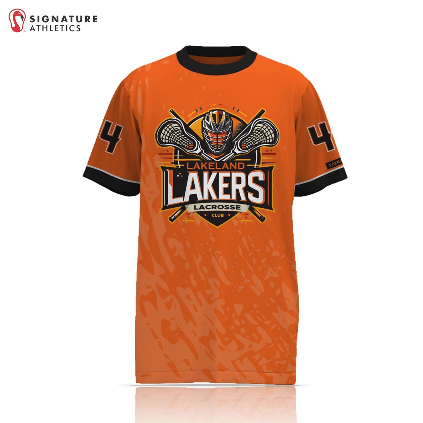 Lakeland Lakers Men's Player Short Sleeve Shooting Shirt: Little Lakers U8 Signature Lacrosse