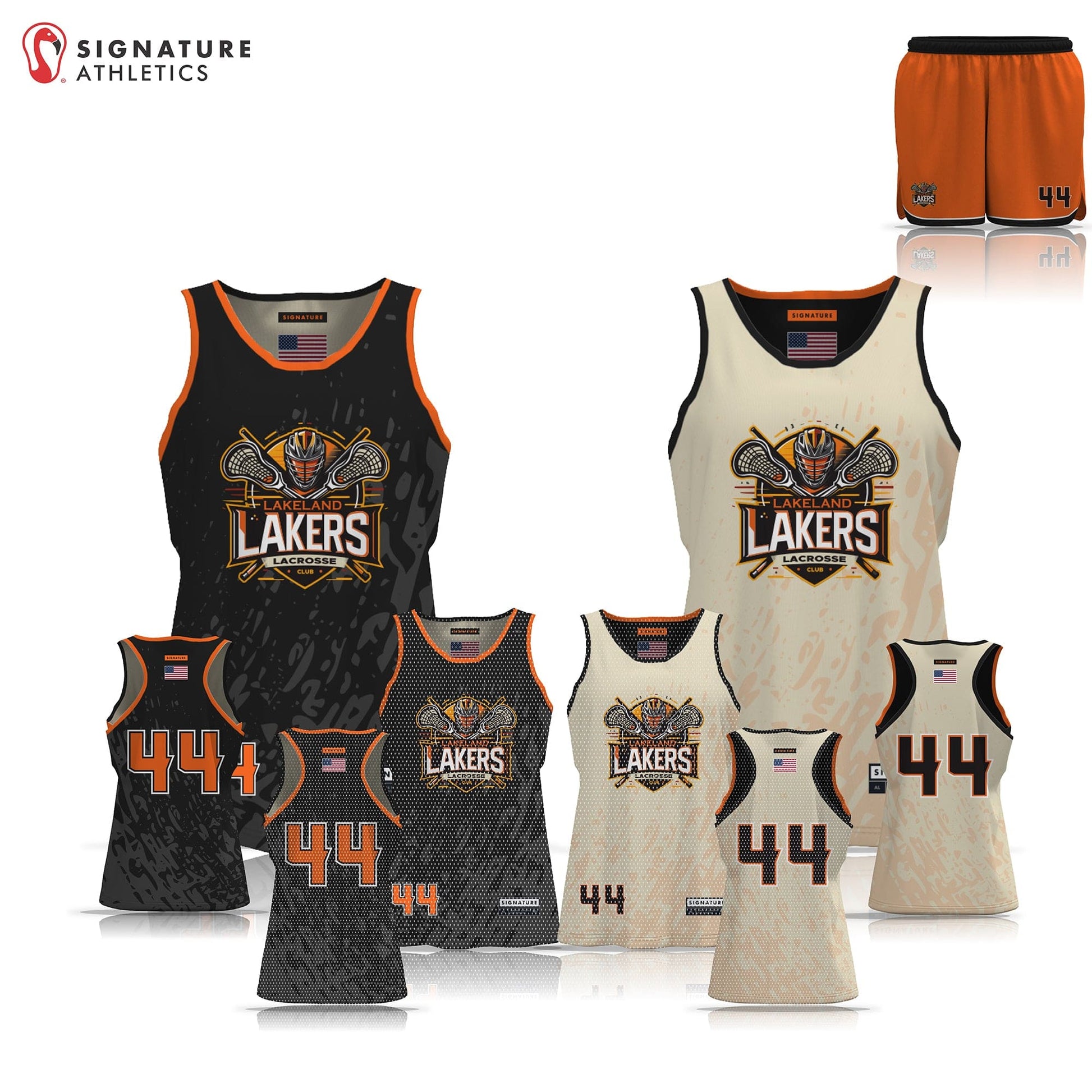 Lakeland Lakers Women's 3 Piece Player Game Package Signature Lacrosse