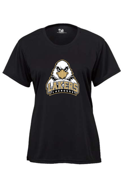Lakers Lacrosse Youth Girl's Athletic T-Shirt Signature Lacrosse