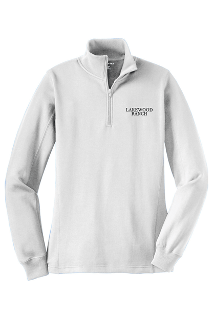 Lakewood Ranch Adult Women's Embroidered Quarter-Zip Pullover Signature Lacrosse