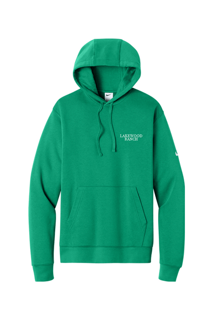 Lakewood Ranch Embroidered Nike Club Fleece Sleeve Swoosh Pullover Hoodie Signature Lacrosse