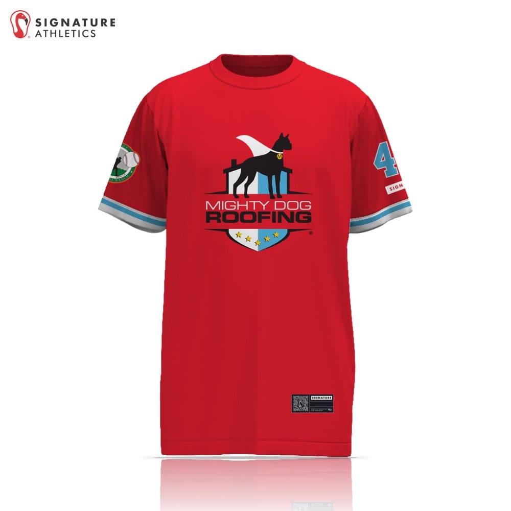 Lakewood Ranch Little League Mighty Dog Roofing Short Sleeve Tech Tee Signature Lacrosse