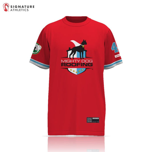 Lakewood Ranch Little League Mighty Dog Roofing Short Sleeve Tech Tee Signature Lacrosse