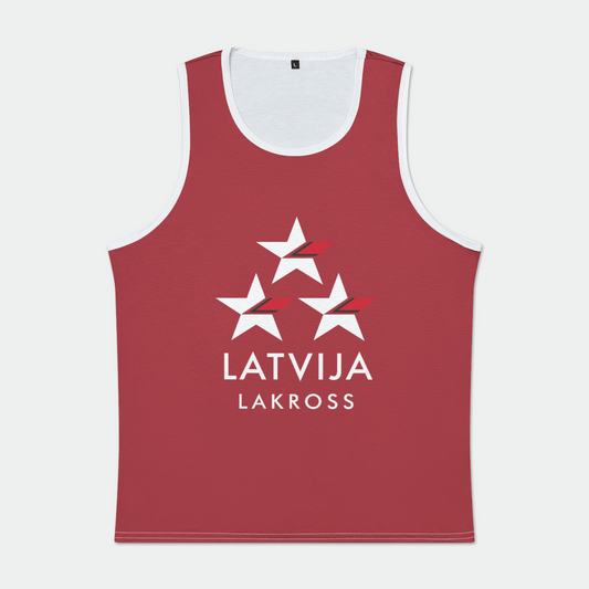 Latvija Lakross Adult Men's Tank Top Signature Lacrosse