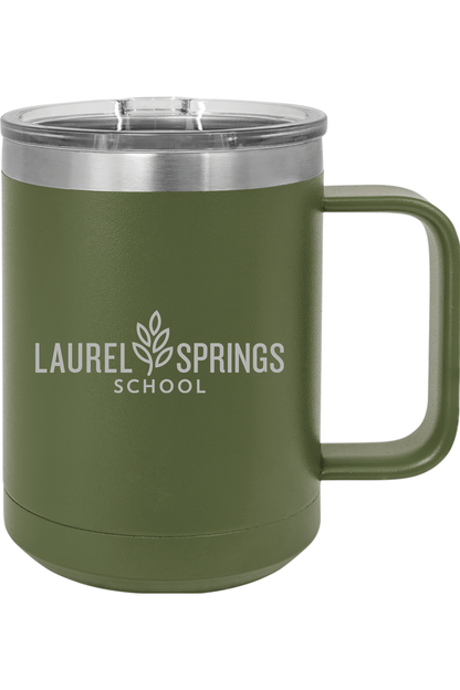 Laurel Spring 15oz Instulated Coffee Mug Signature Lacrosse