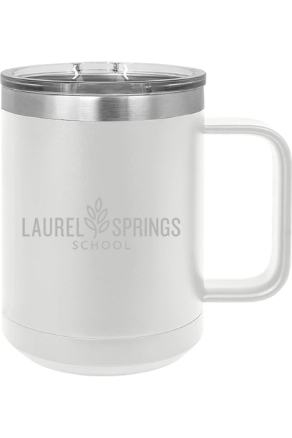 Laurel Spring 15oz Instulated Coffee Mug Signature Lacrosse