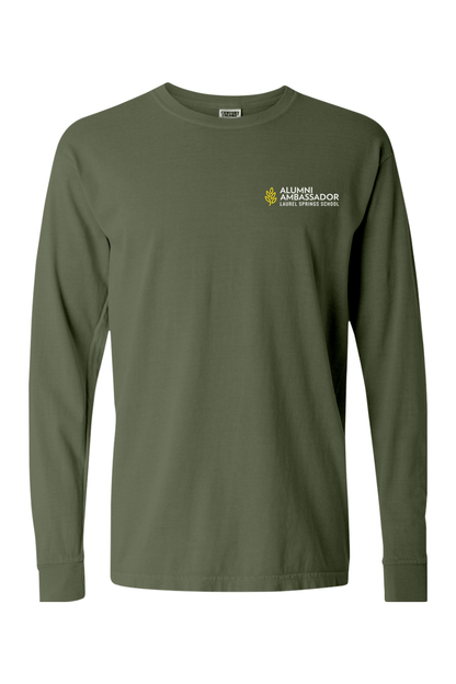 Laurel Spring Alumni Ambassador Comfort Colors Ringspun Long Sleeve T-Shirt Signature Lacrosse