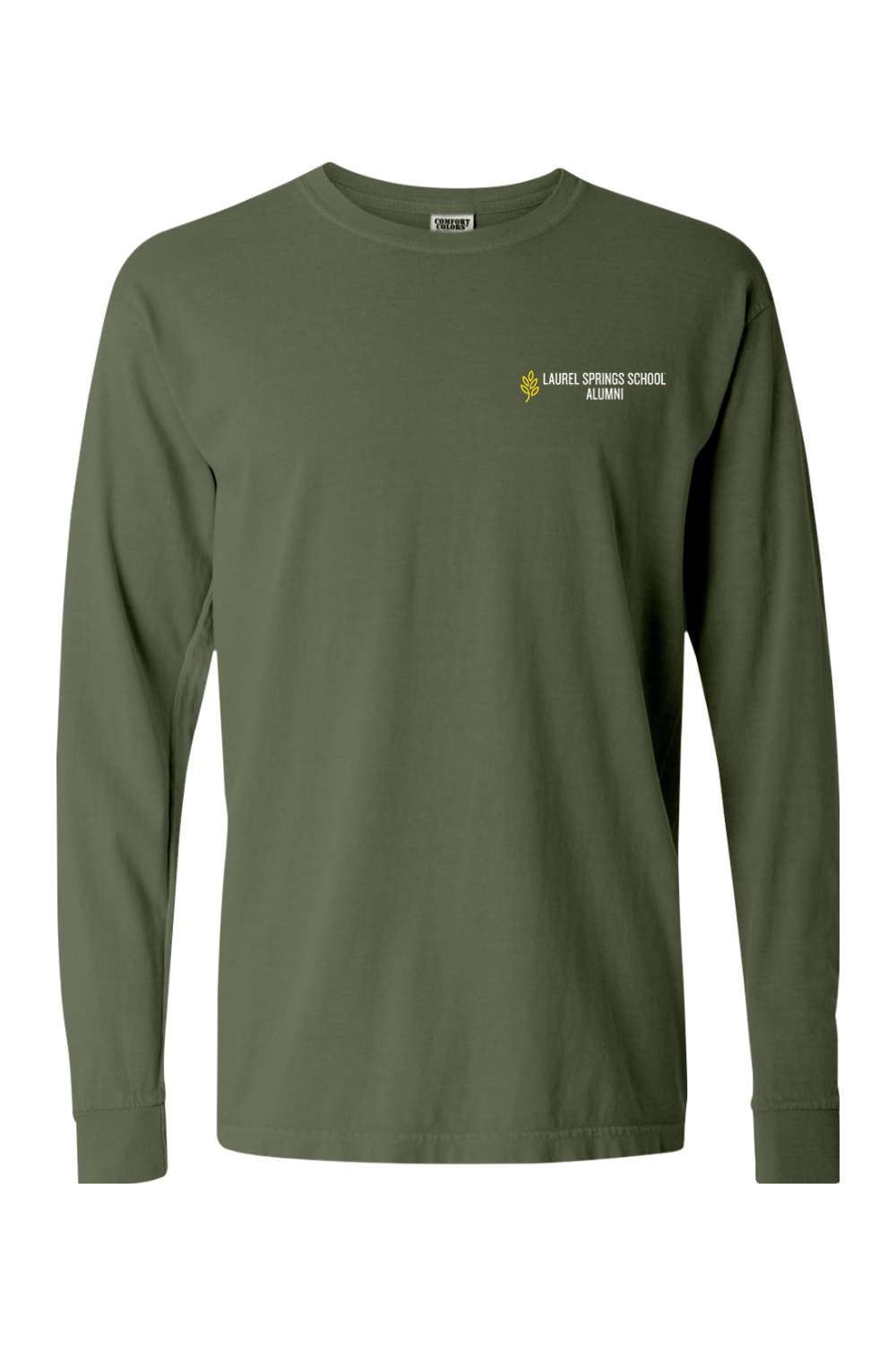 Laurel Spring Alumni Comfort Colors Ringspun Long Sleeve T-Shirt Signature Lacrosse