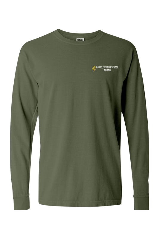 Laurel Spring Alumni Comfort Colors Ringspun Long Sleeve T-Shirt Signature Lacrosse