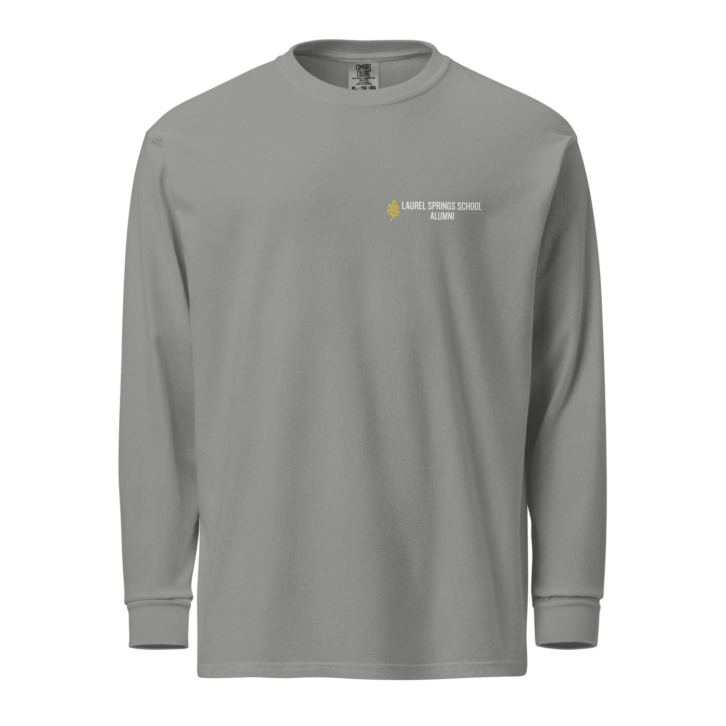 Laurel Spring Alumni Garment-Dyed Heavyweight Long Sleeve Shirt Signature Lacrosse