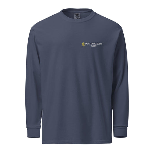 Laurel Spring Alumni Garment-Dyed Heavyweight Long Sleeve Shirt Signature Lacrosse
