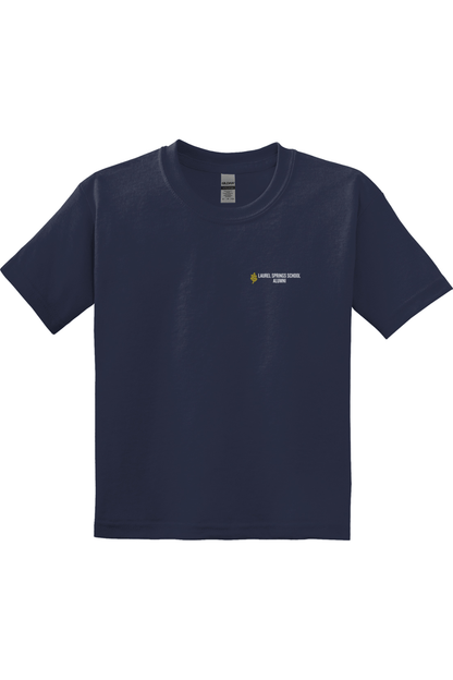 Laurel Spring Alumni Gildan Youth DryBlend 50 Cotton/50 Poly T-Shirt Signature Lacrosse