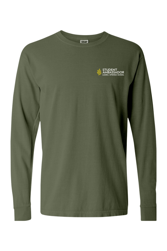 Laurel Spring Student Ambassador Comfort Colors Ringspun Long Sleeve T-Shirt Signature Lacrosse
