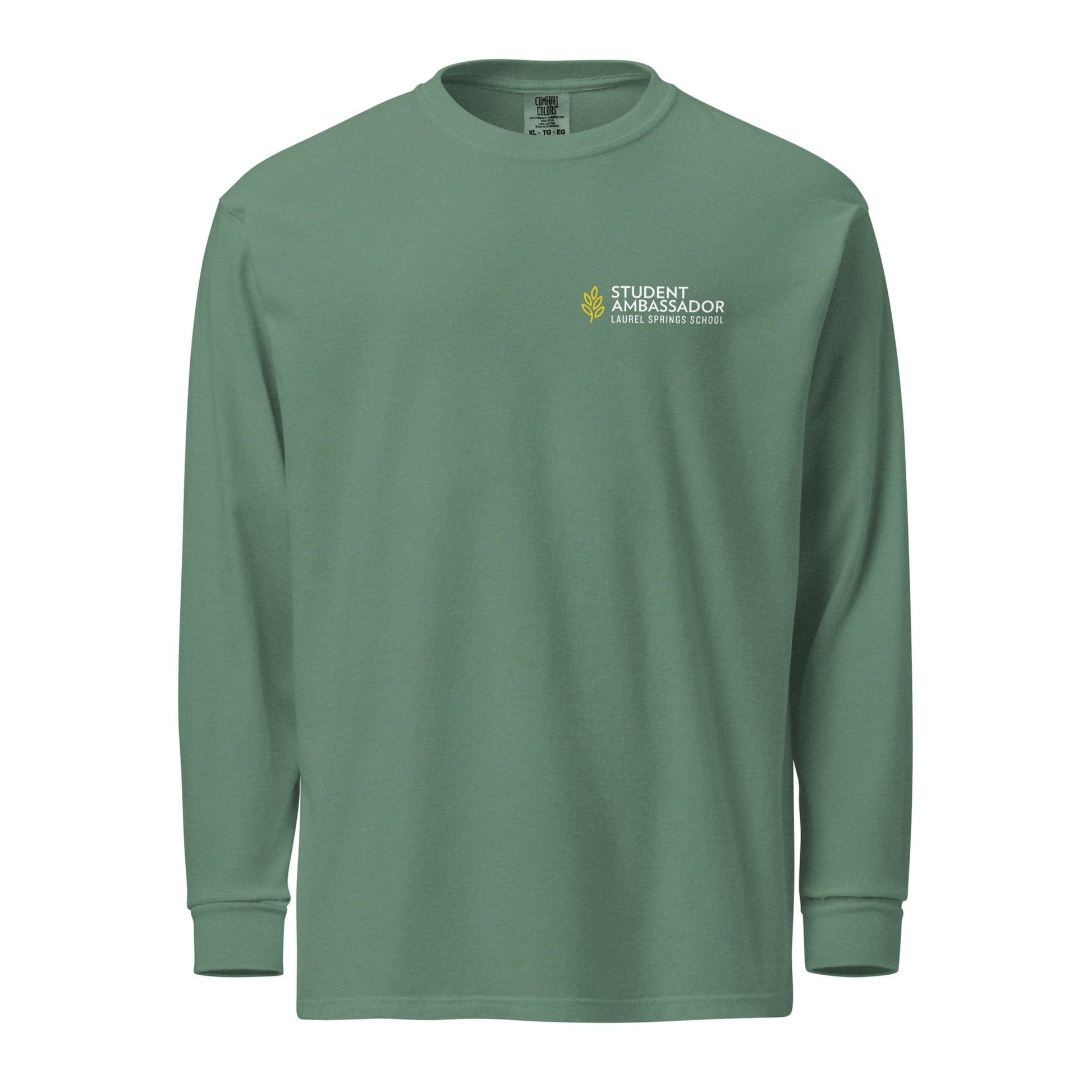 Laurel Spring Student Ambassador Garment-Dyed Heavyweight Long Sleeve Shirt Signature Lacrosse