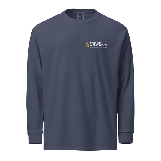Laurel Spring Student Ambassador Garment-Dyed Heavyweight Long Sleeve Shirt Signature Lacrosse