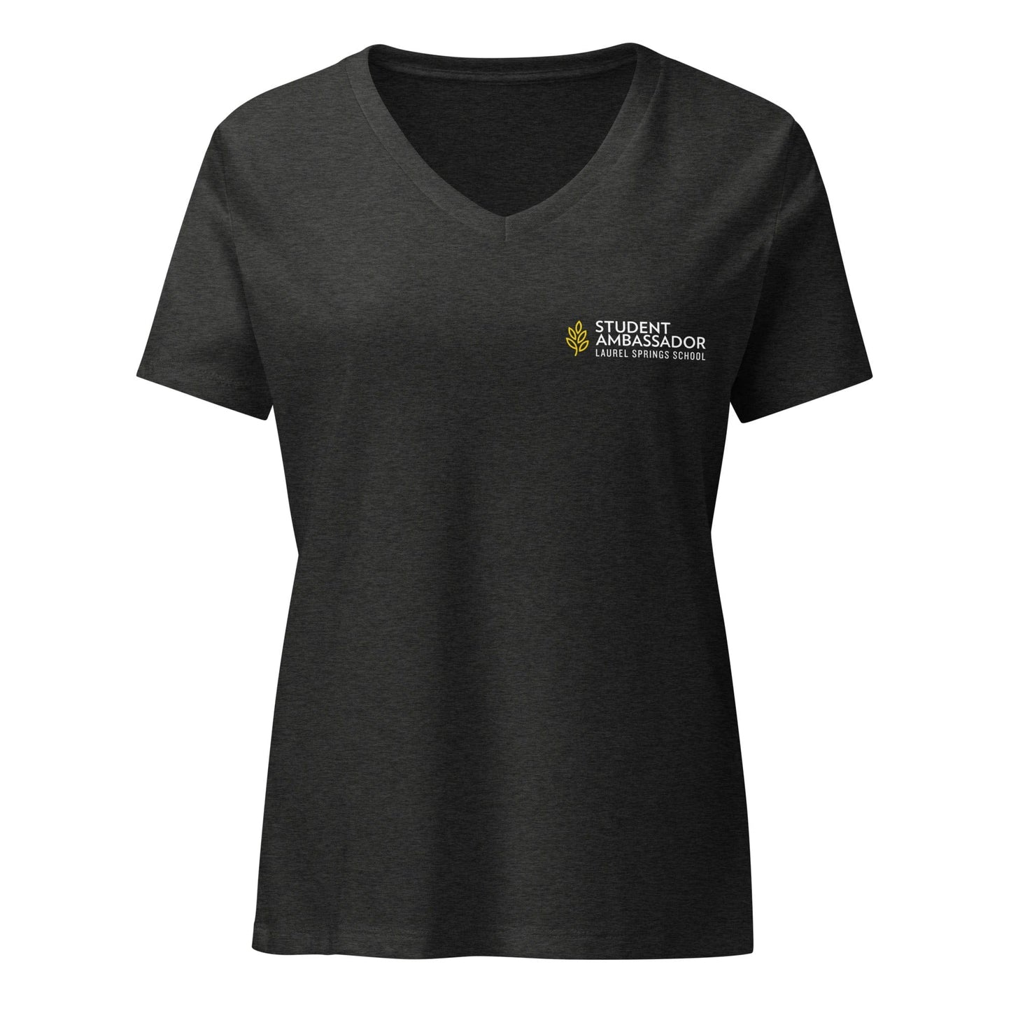 Laurel Spring Student Ambassador Women's Relaxed V-Neck T-Shirt Signature Lacrosse