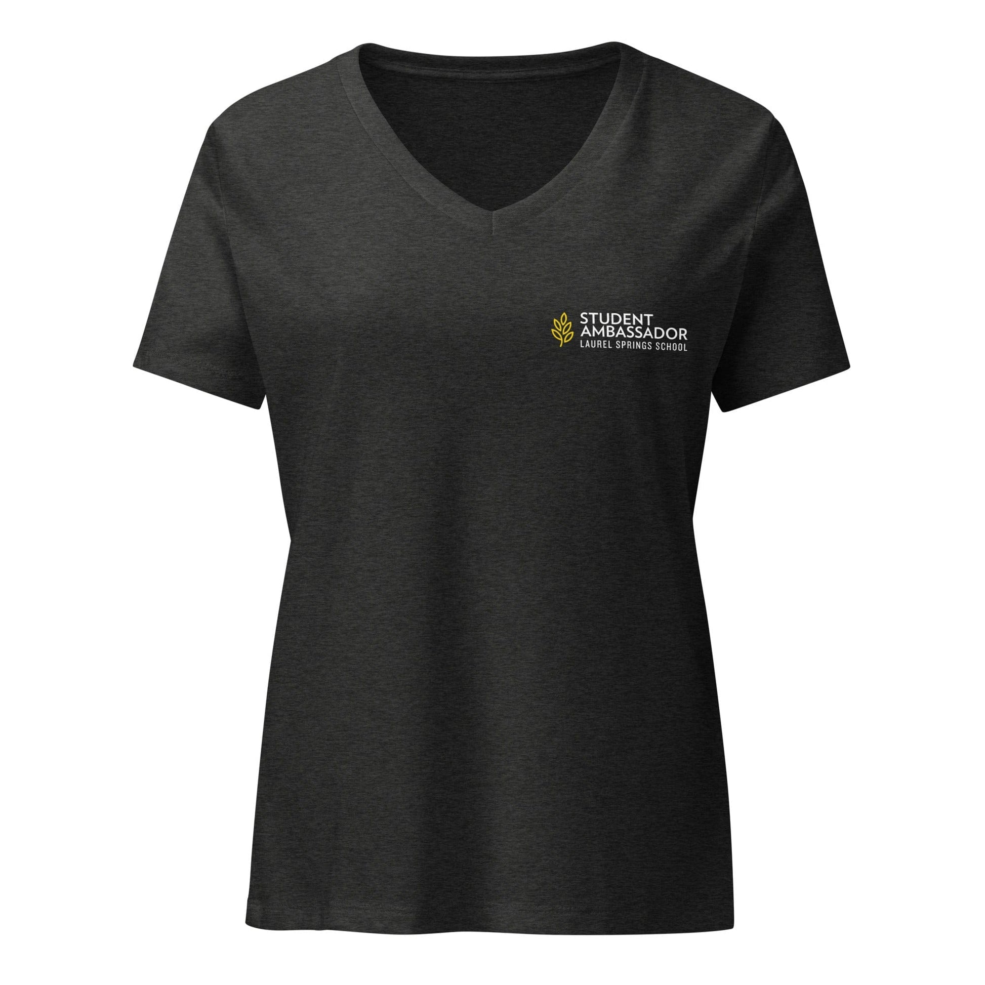 Laurel Spring Student Ambassador Women's Relaxed V-Neck T-Shirt Signature Lacrosse