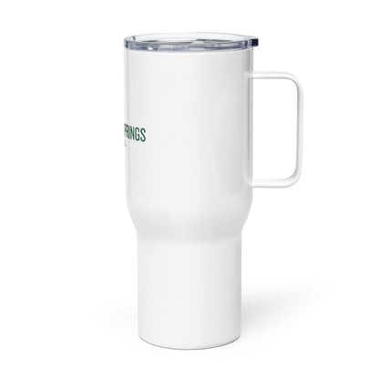 Laurel Spring Travel Mug with a Handle Signature Lacrosse