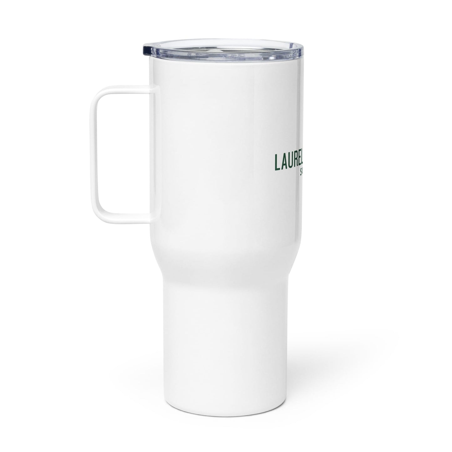 Laurel Spring Travel Mug with a Handle Signature Lacrosse