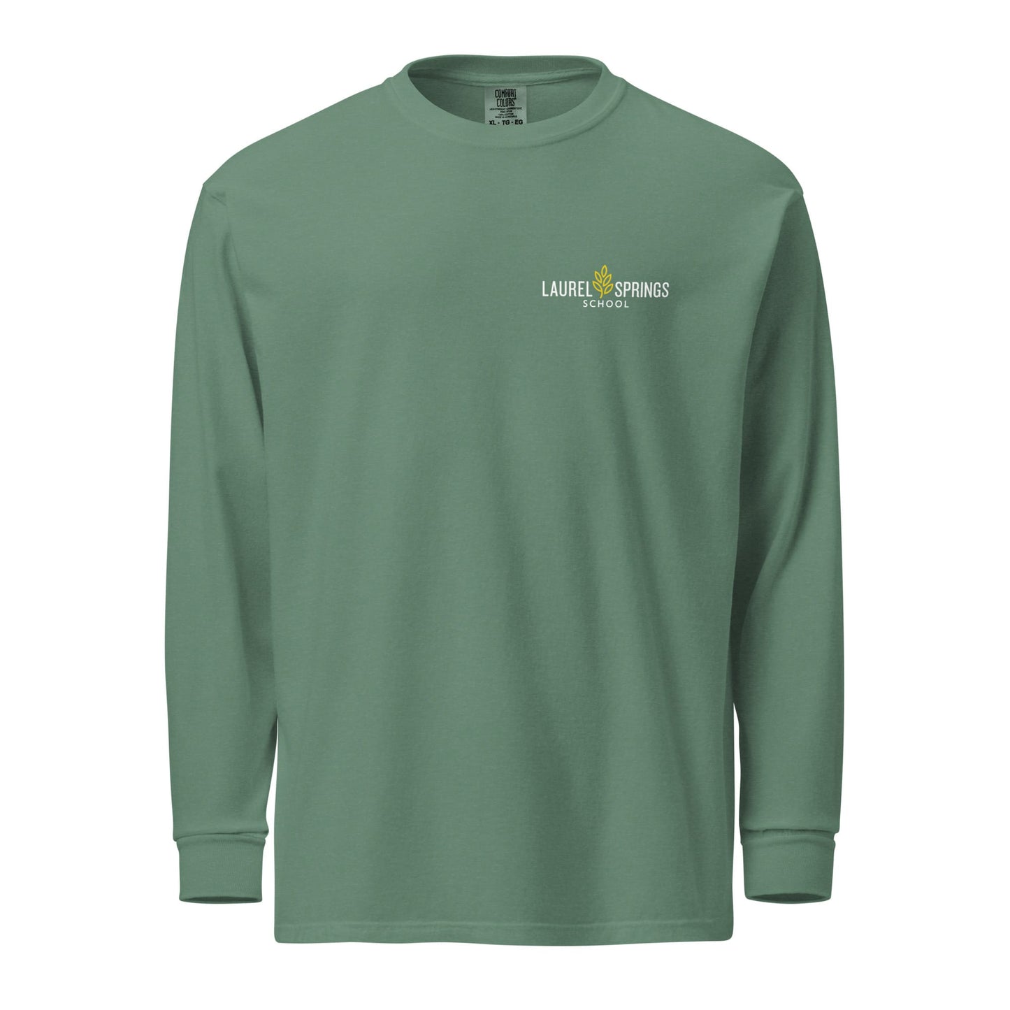 Laurel Springs Garment-Dyed Heavyweight Long Sleeve Shirt Signature Lacrosse