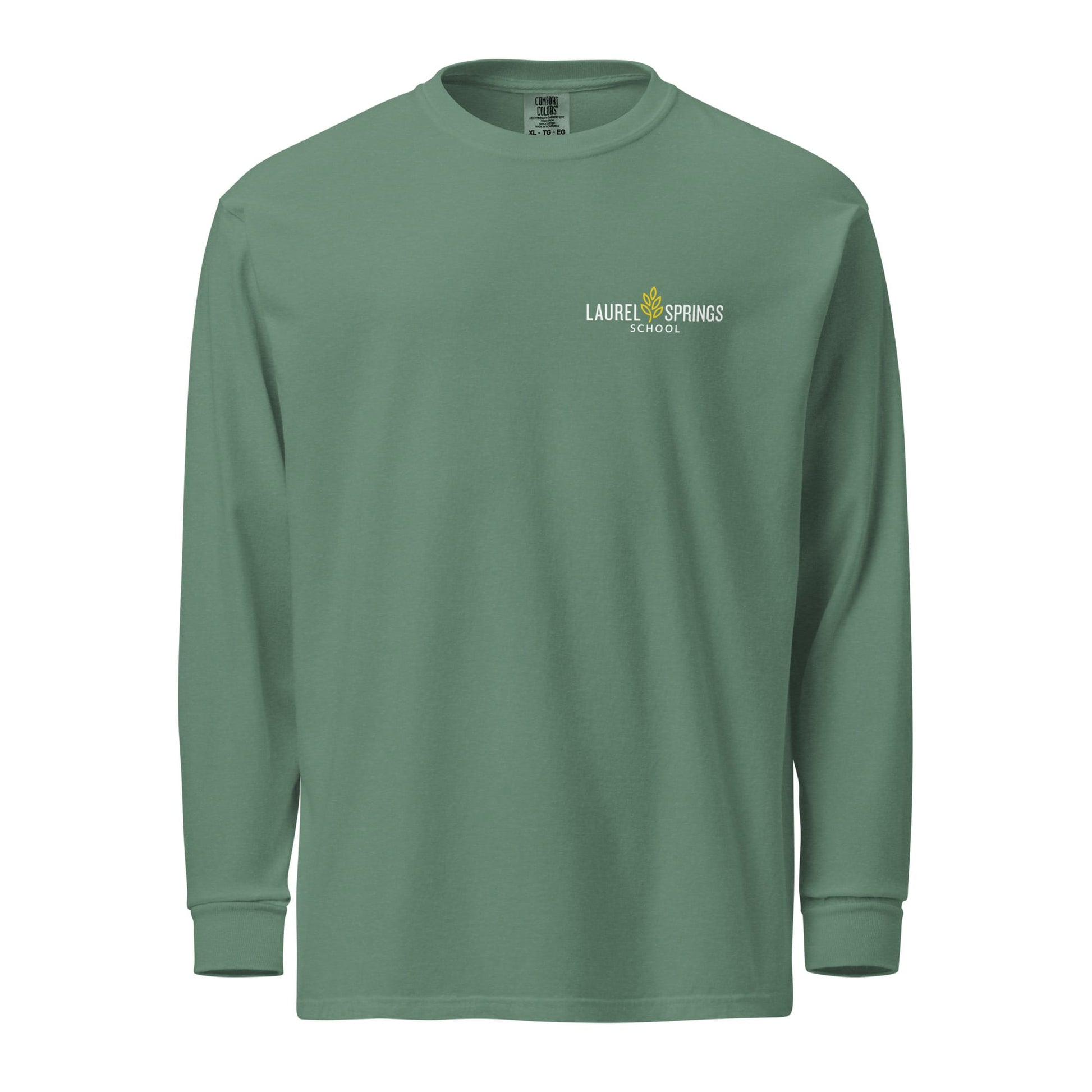 Laurel Springs Garment-Dyed Heavyweight Long Sleeve Shirt Signature Lacrosse