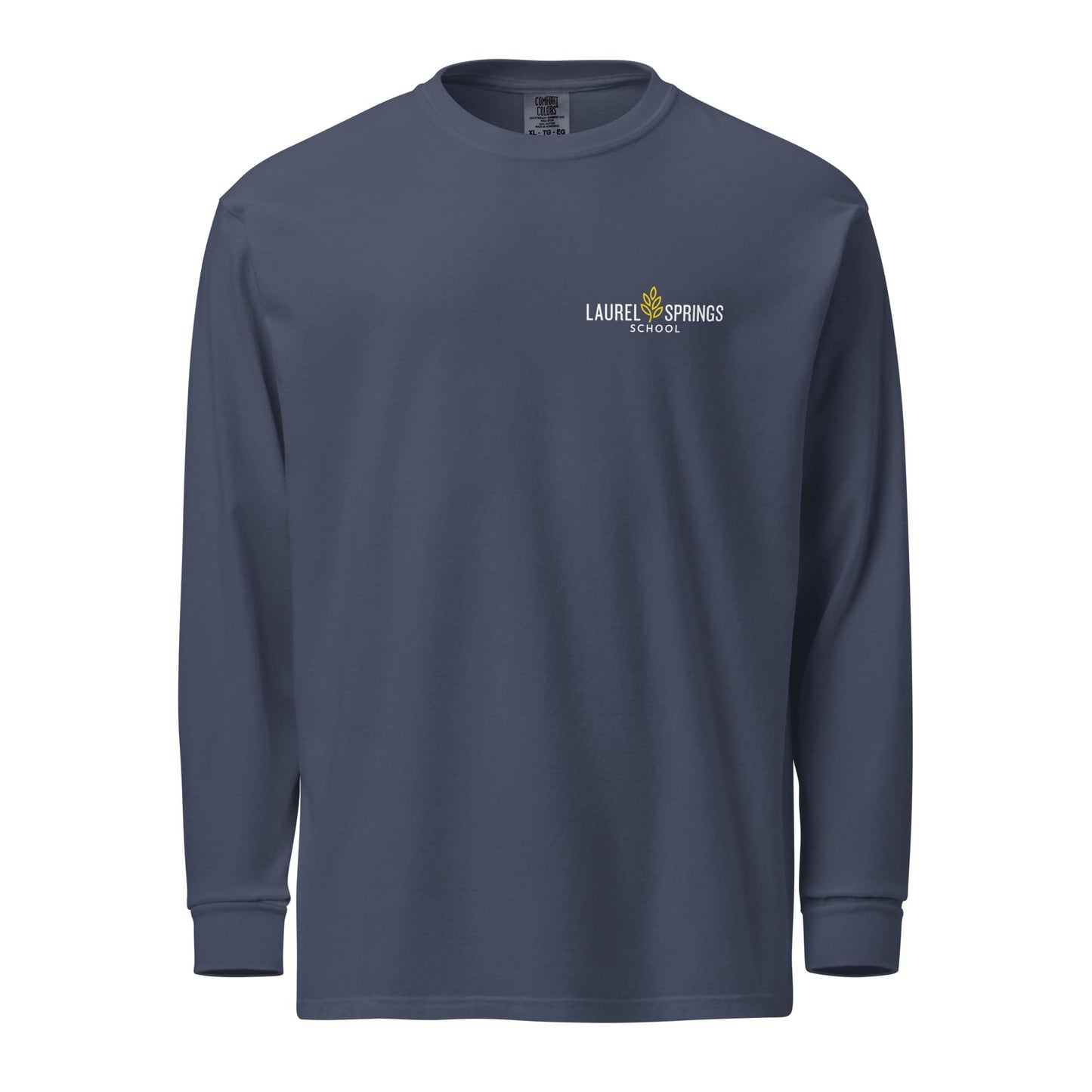 Laurel Springs Garment-Dyed Heavyweight Long Sleeve Shirt Signature Lacrosse