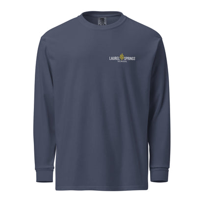 Laurel Springs Garment-Dyed Heavyweight Long Sleeve Shirt Signature Lacrosse