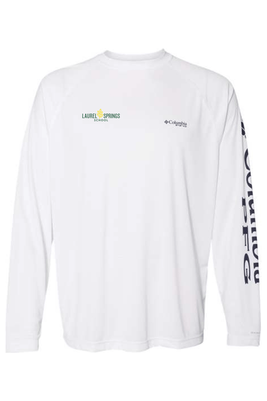 Laurel Springs Men's Columbia PFG Terminal Tackle Long Sleeve T-Shirt Signature Lacrosse