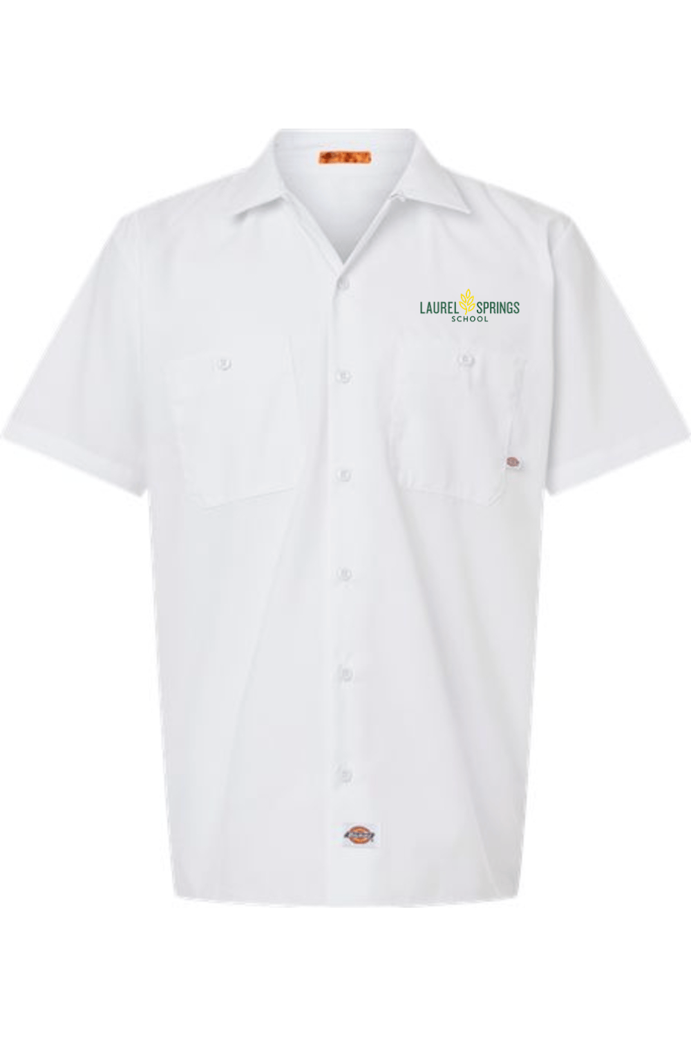 Laurel Springs Men's Dickies Industrial Short Sleeve Work Shirt Signature Lacrosse