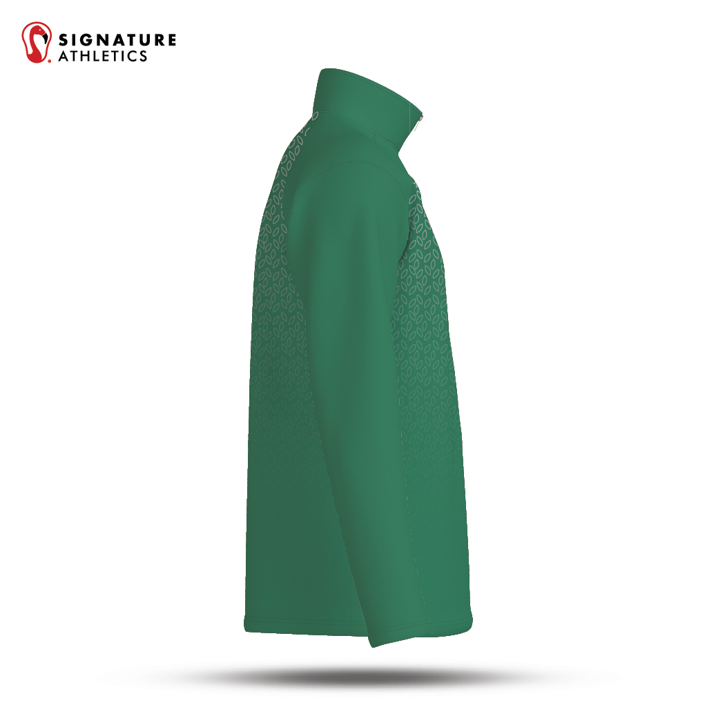 Laurel Springs Men's Green Player Quarter Zip Signature Lacrosse