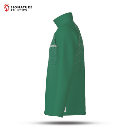 Laurel Springs Men's Green Player Quarter Zip Signature Lacrosse