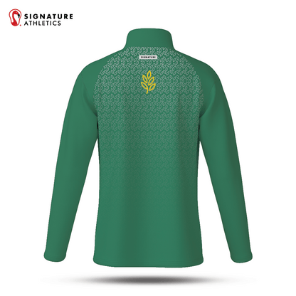 Laurel Springs Men's Green Player Quarter Zip Signature Lacrosse