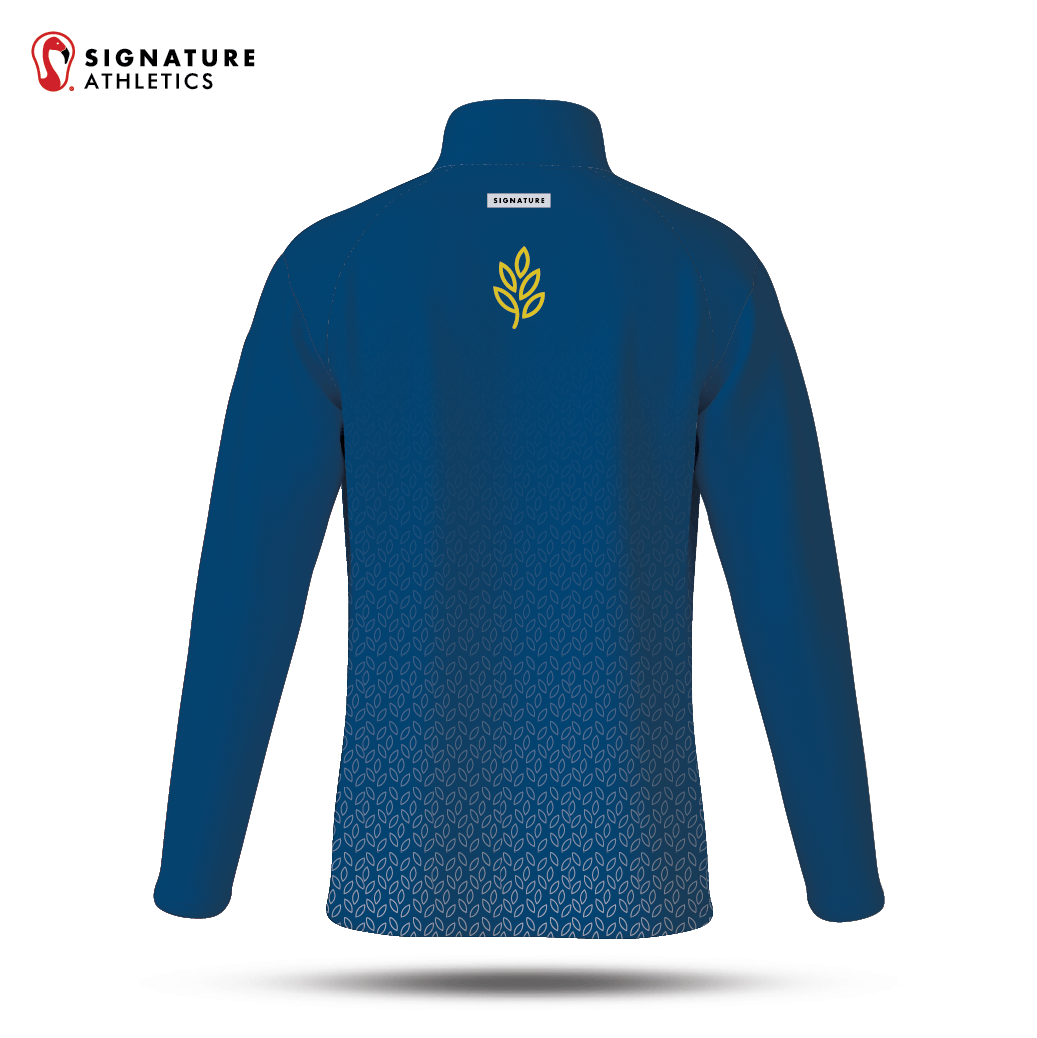 Laurel Springs Men's Navy Player Quarter Zip Signature Lacrosse