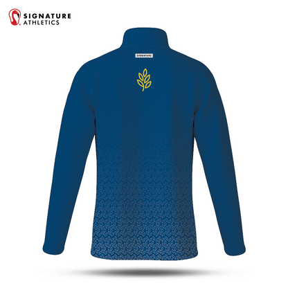 Laurel Springs Men's Navy Player Quarter Zip Signature Lacrosse