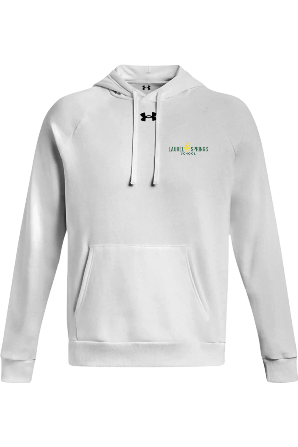 Laurel Springs Men's Under Armour Men's Rival Fleece Hooded Sweatshirt Signature Lacrosse