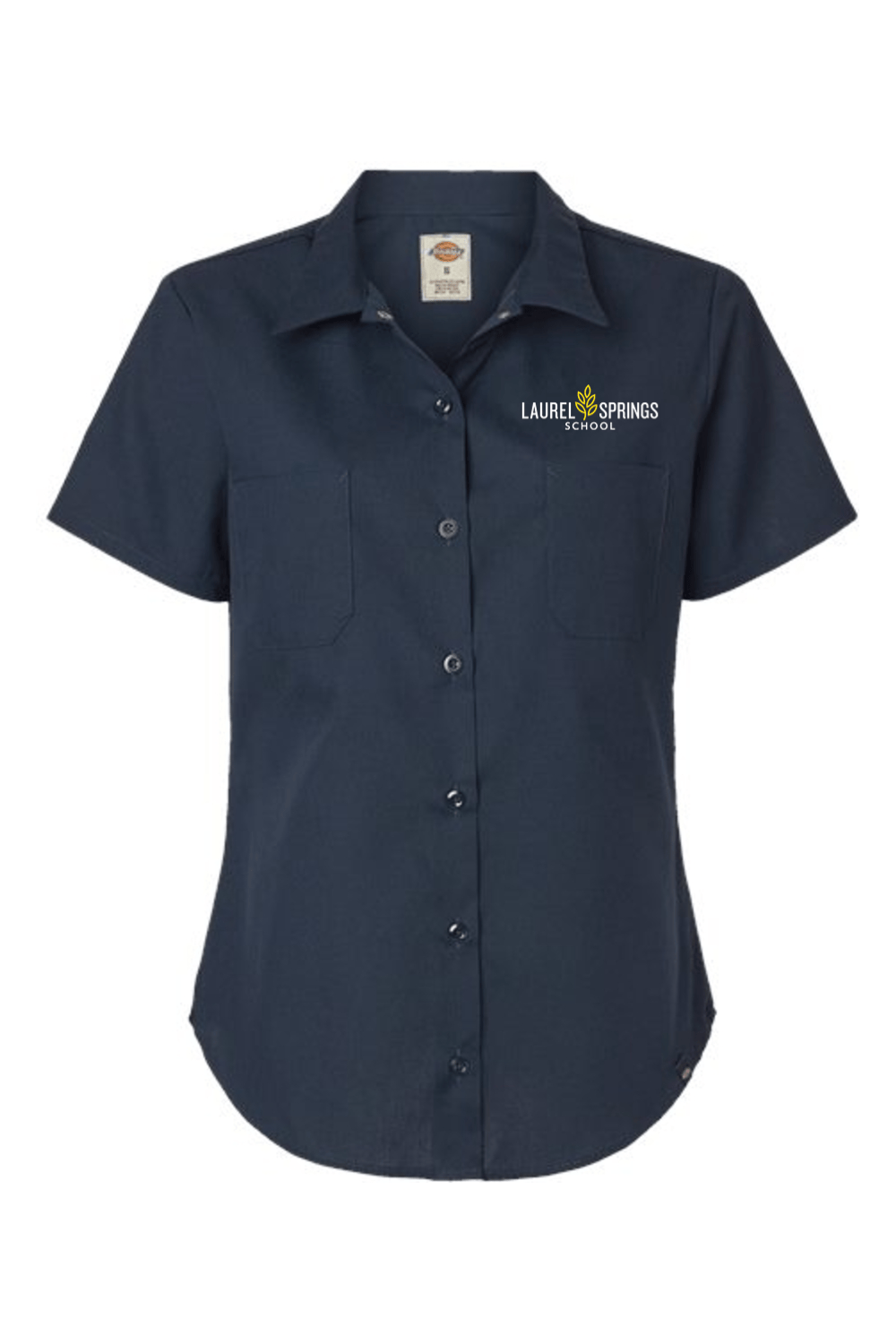 Laurel Springs Women's Dickies Women's Indurtrial Short Sleeve Work Shirt Signature Lacrosse