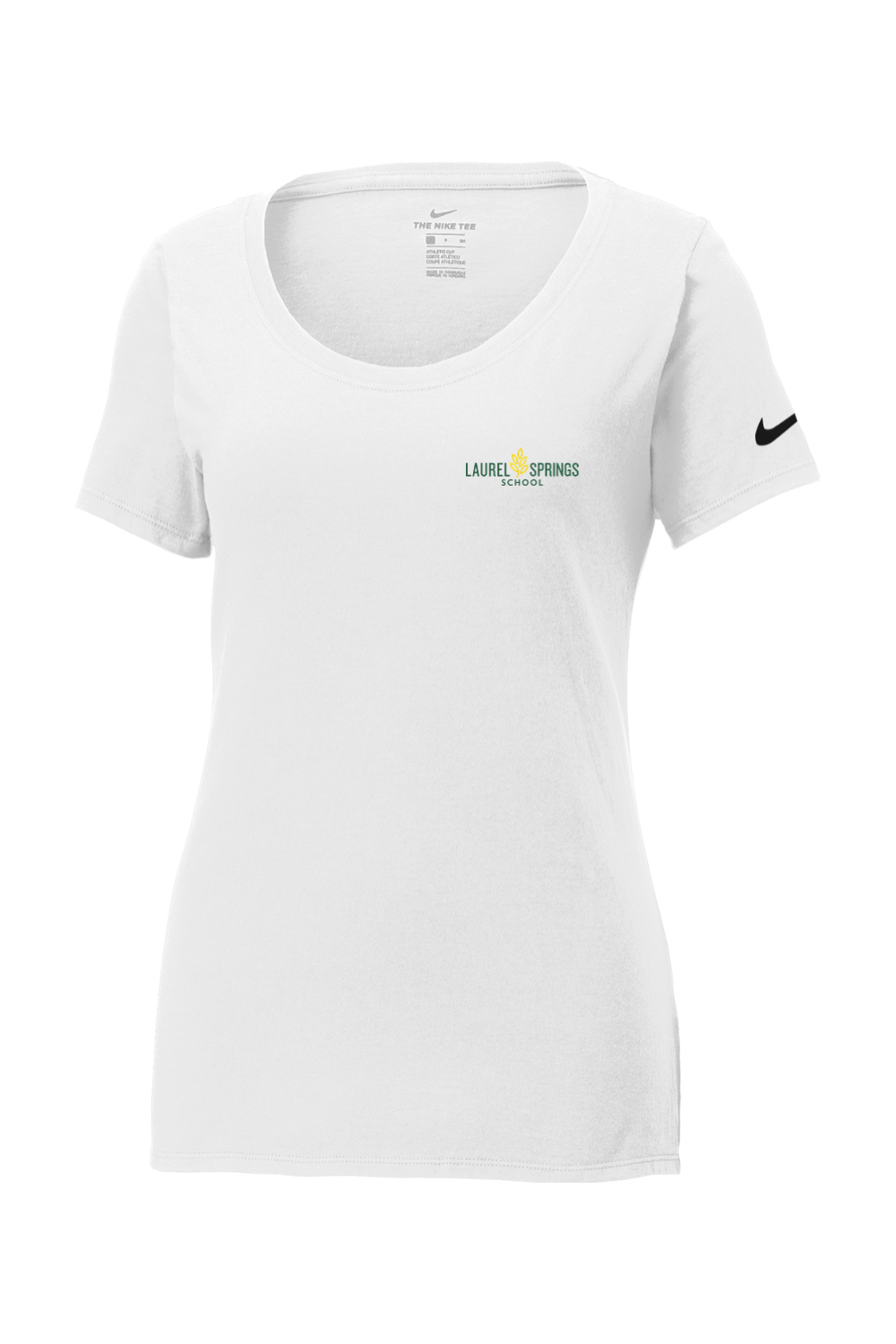 Laurel Springs Women's Nike Core Cotton Scoop Neck Tee Signature Lacrosse