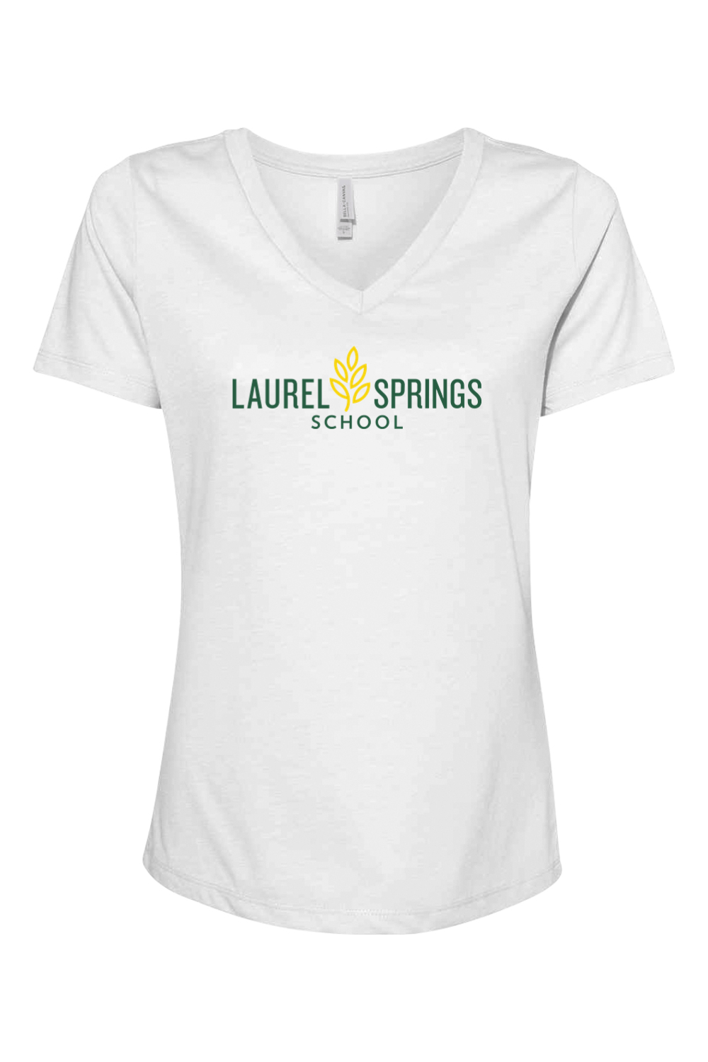 Laurel Springs Women's Relaxed V-Neck T-Shirt Signature Lacrosse