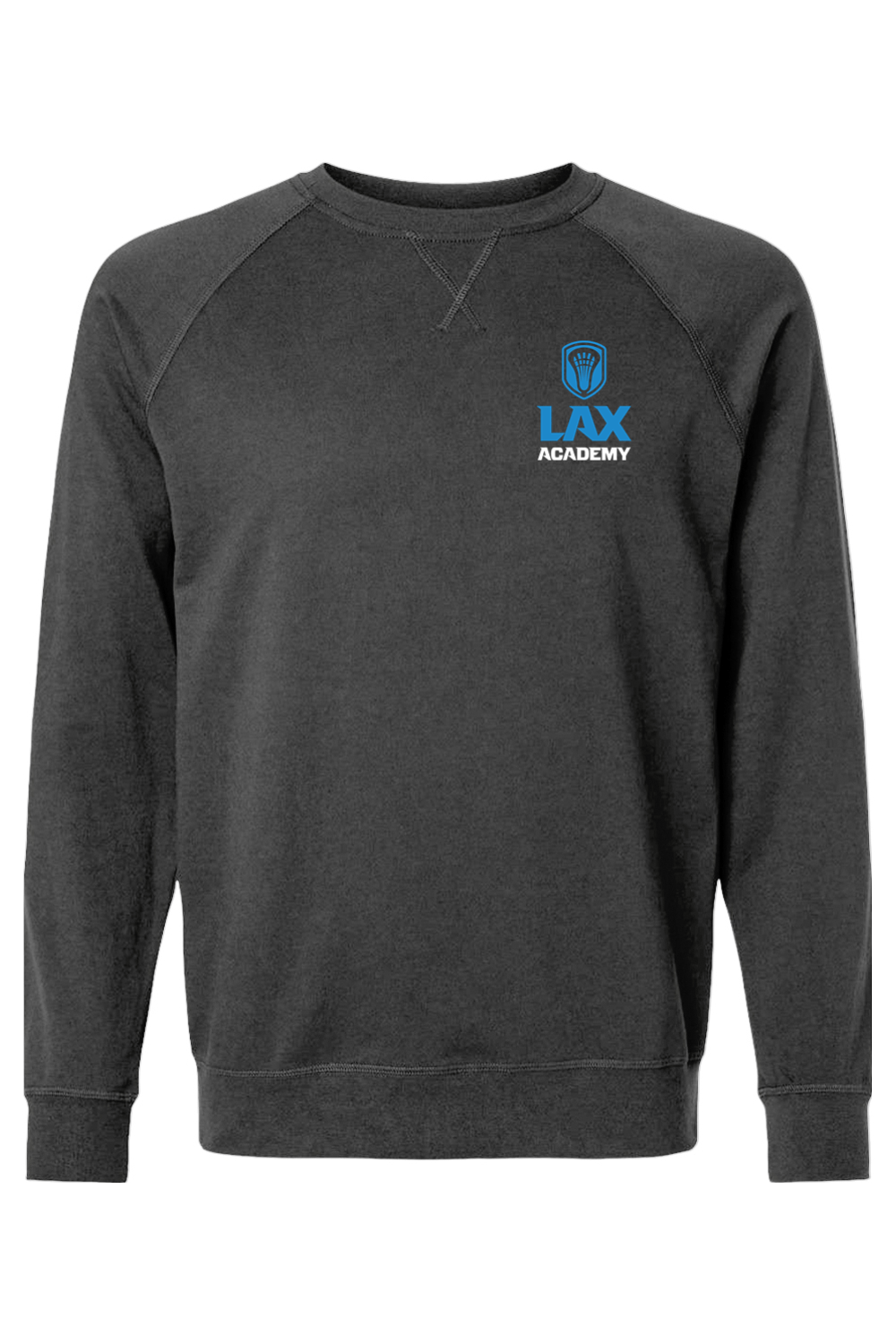 Lax Academy Adult Heavyweight Raglan Long Sleeve Signature Lacrosse