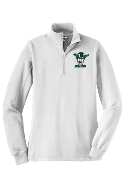 Laxachusetts Lacrosse Adult Women's Embroidered Quarter-Zip Pullover Signature Lacrosse